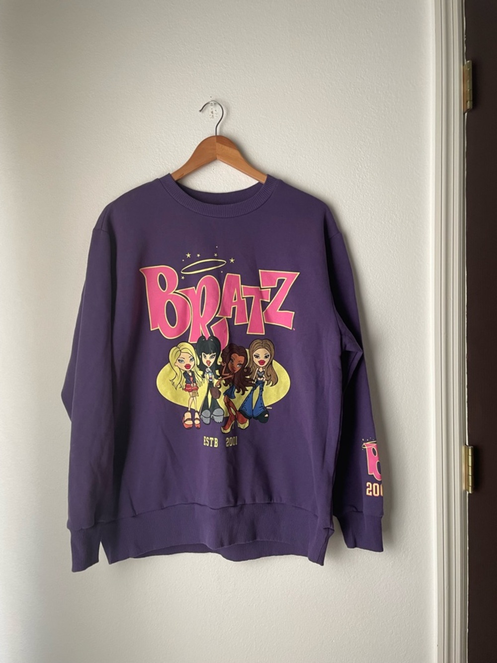 Y2K style Bratz doll crewneck sweater